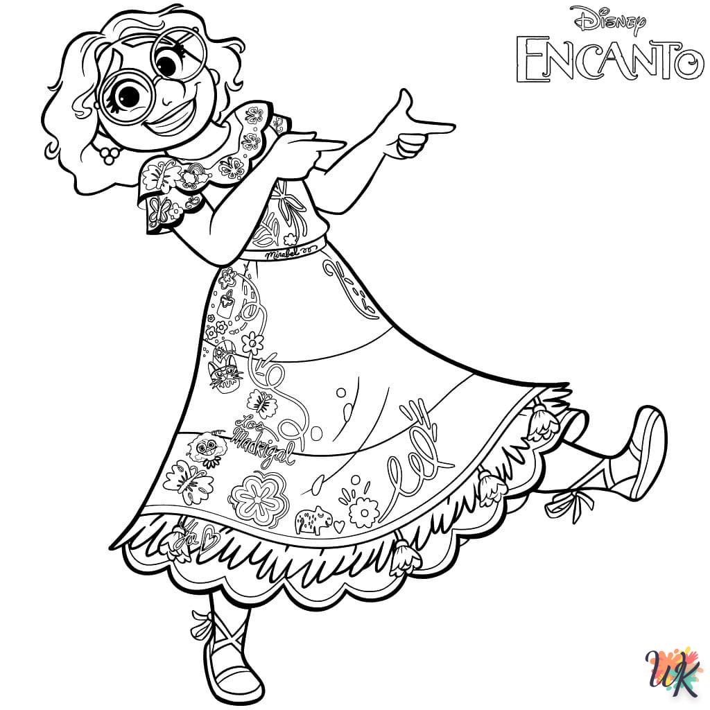 free coloring Encanto pages