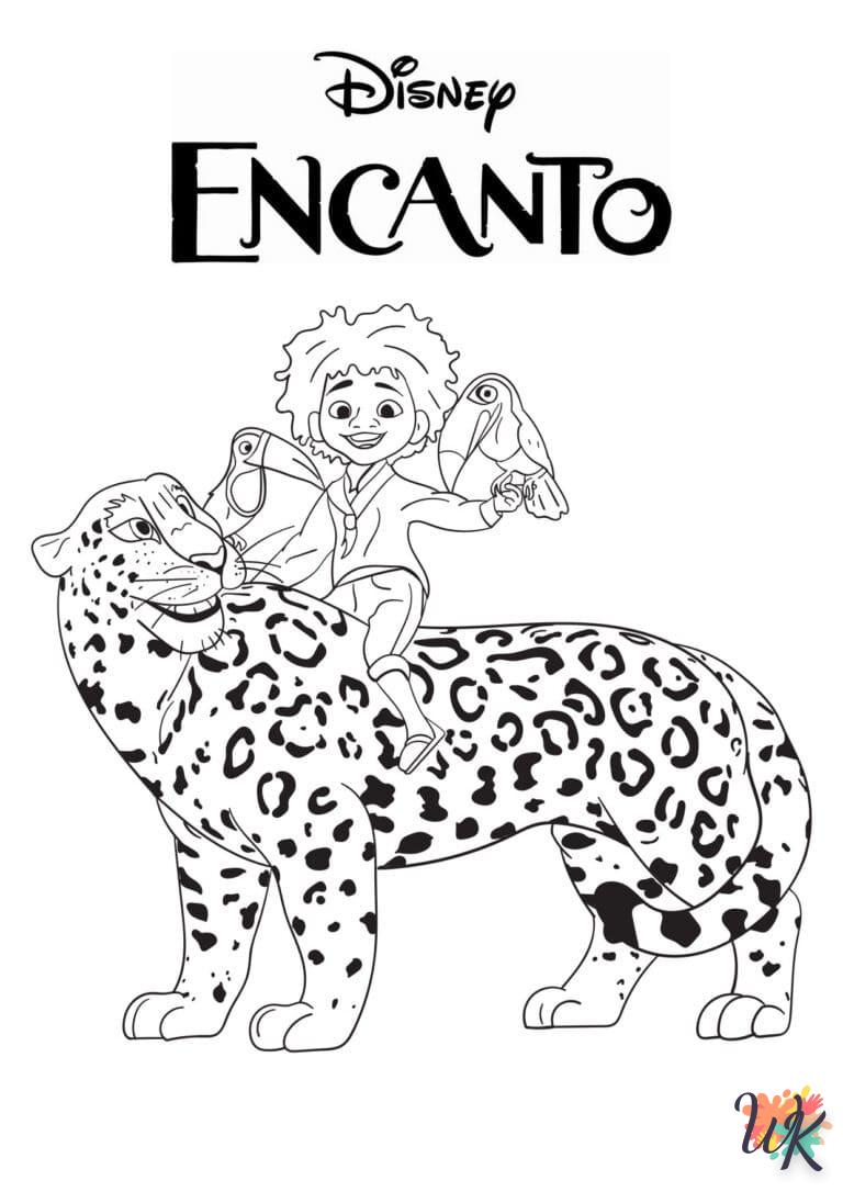preschool Encanto coloring pages