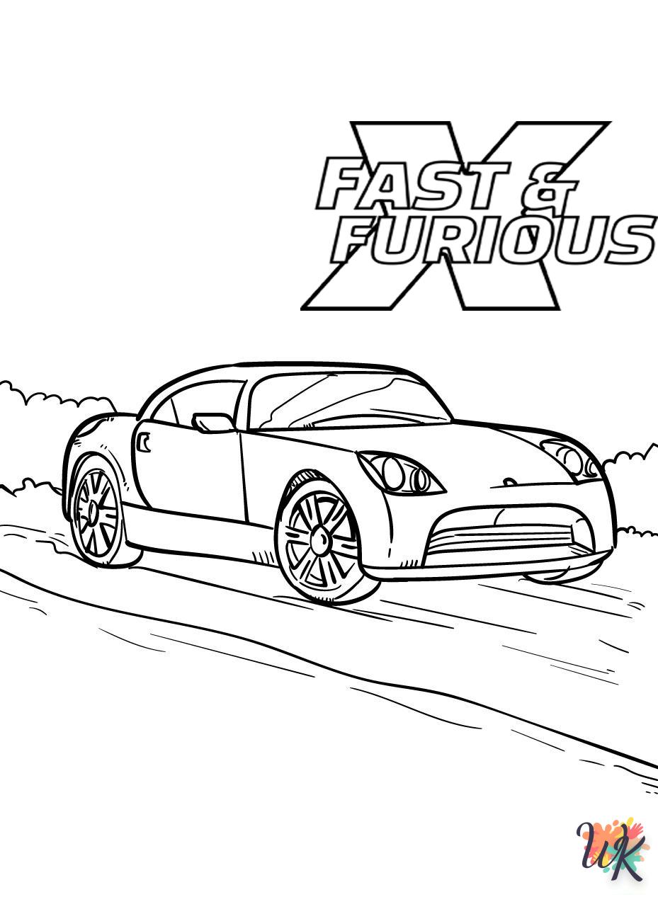 printable coloring pages Fast And Furious 10