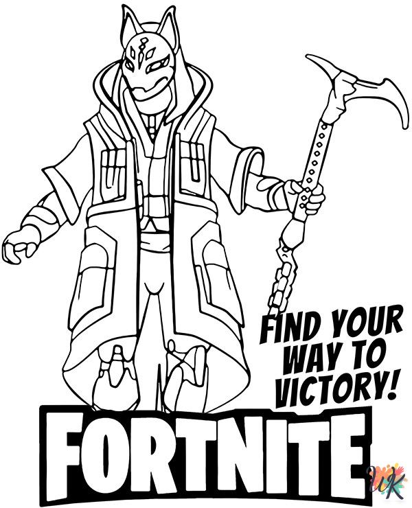 Fornite coloring pages grinch