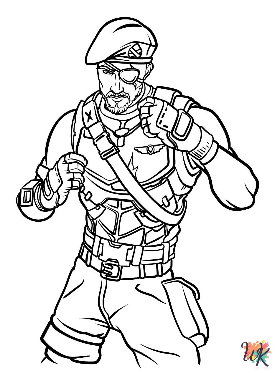 Fornite adult coloring pages