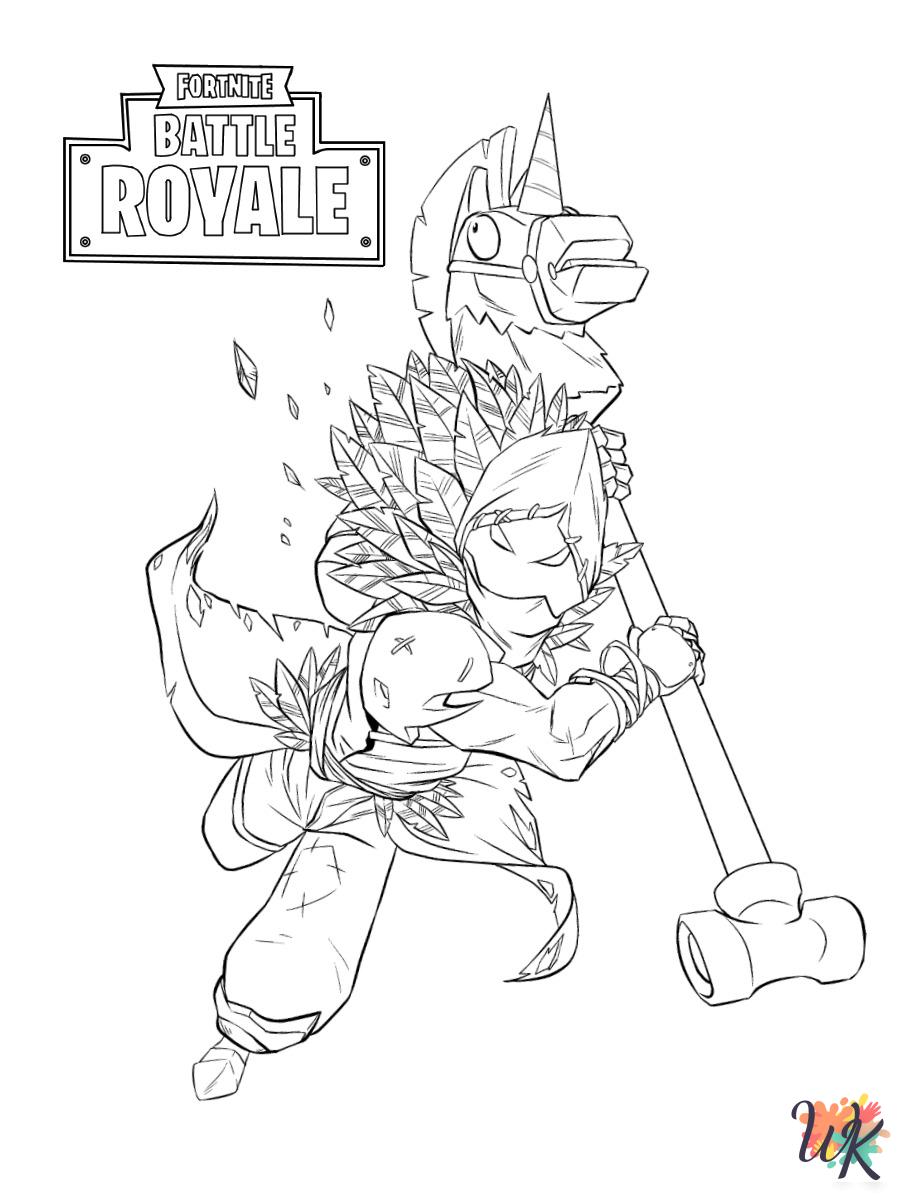 coloring pages for Fornite