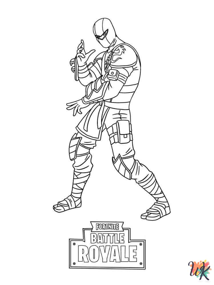 Fornite coloring pages for adults pdf