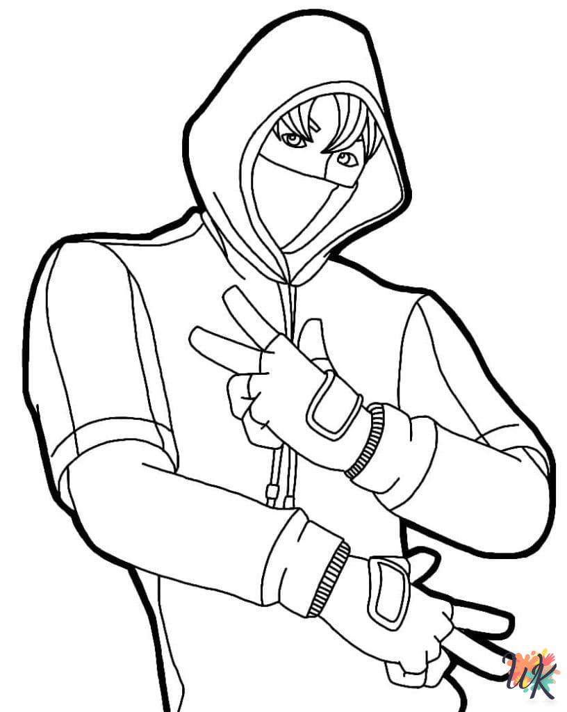 Fornite coloring pages free