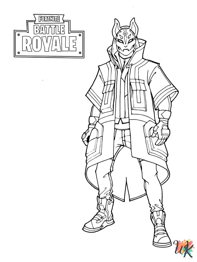 Fornite coloring pages for kids