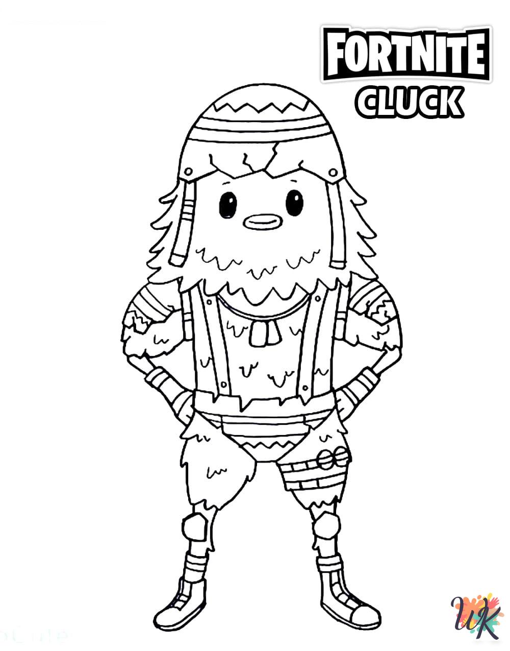 cute coloring pages Fornite