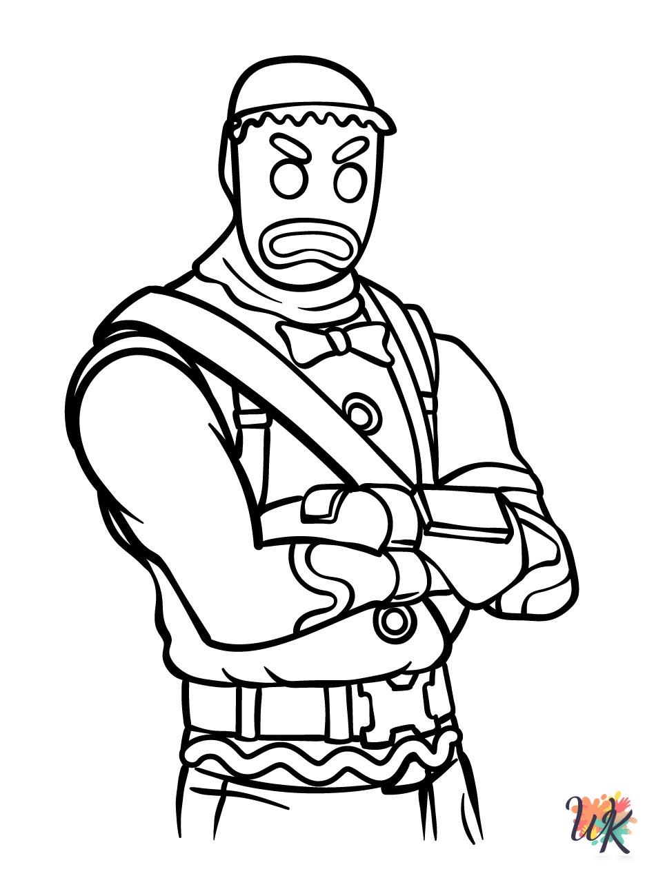 free Fornite coloring pages pdf