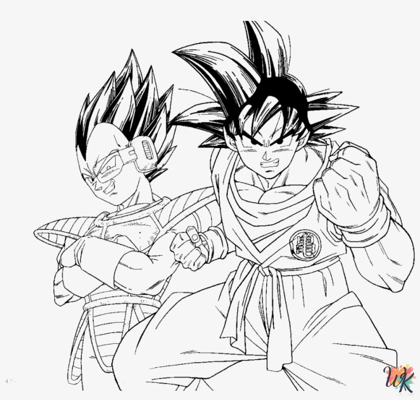 merry Goku coloring pages
