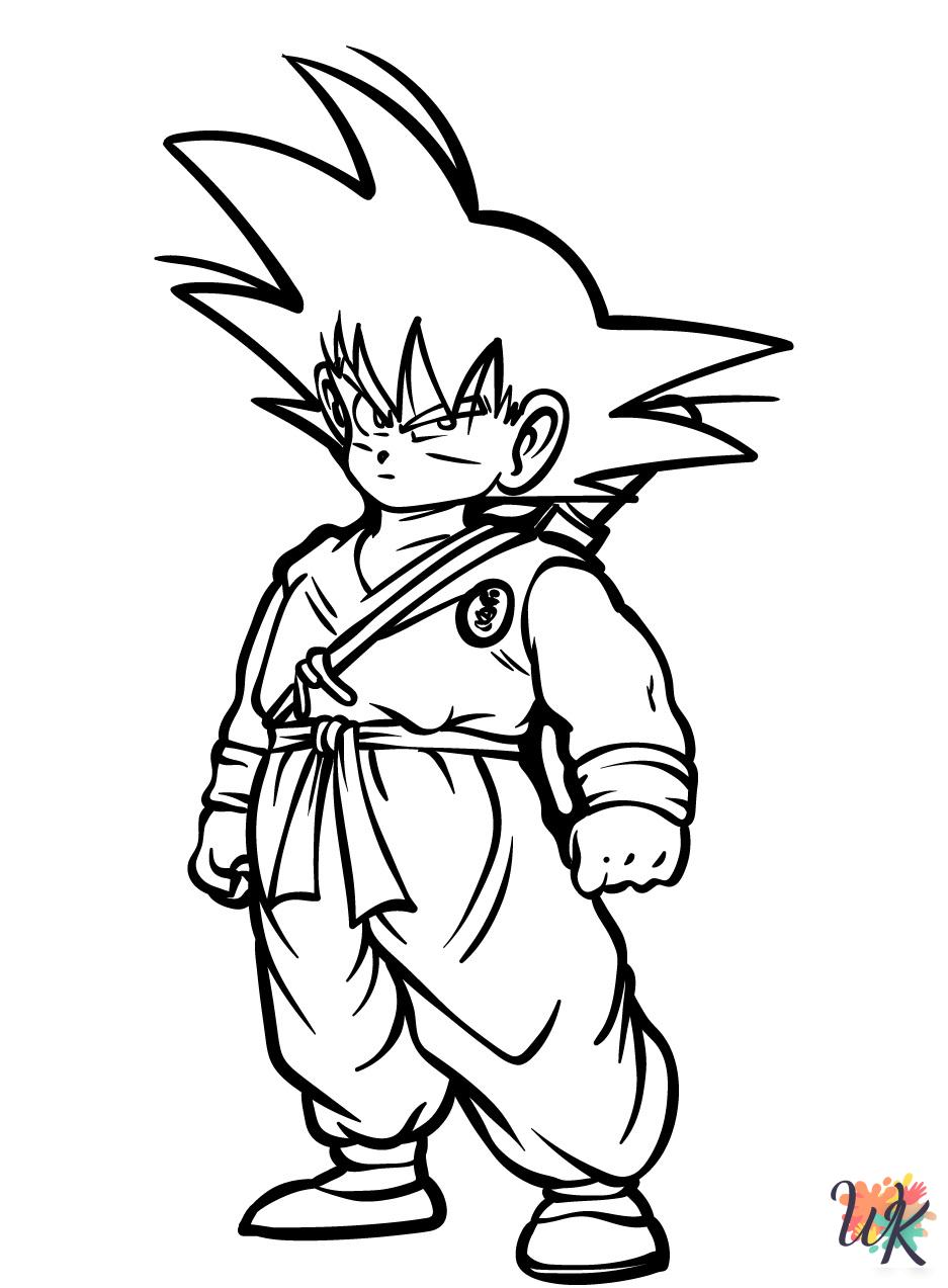 kids Goku coloring pages