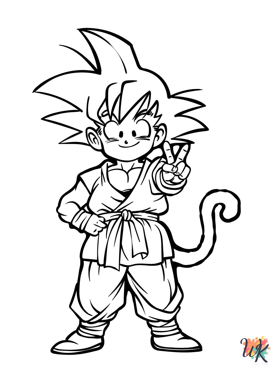 Goku coloring pages free
