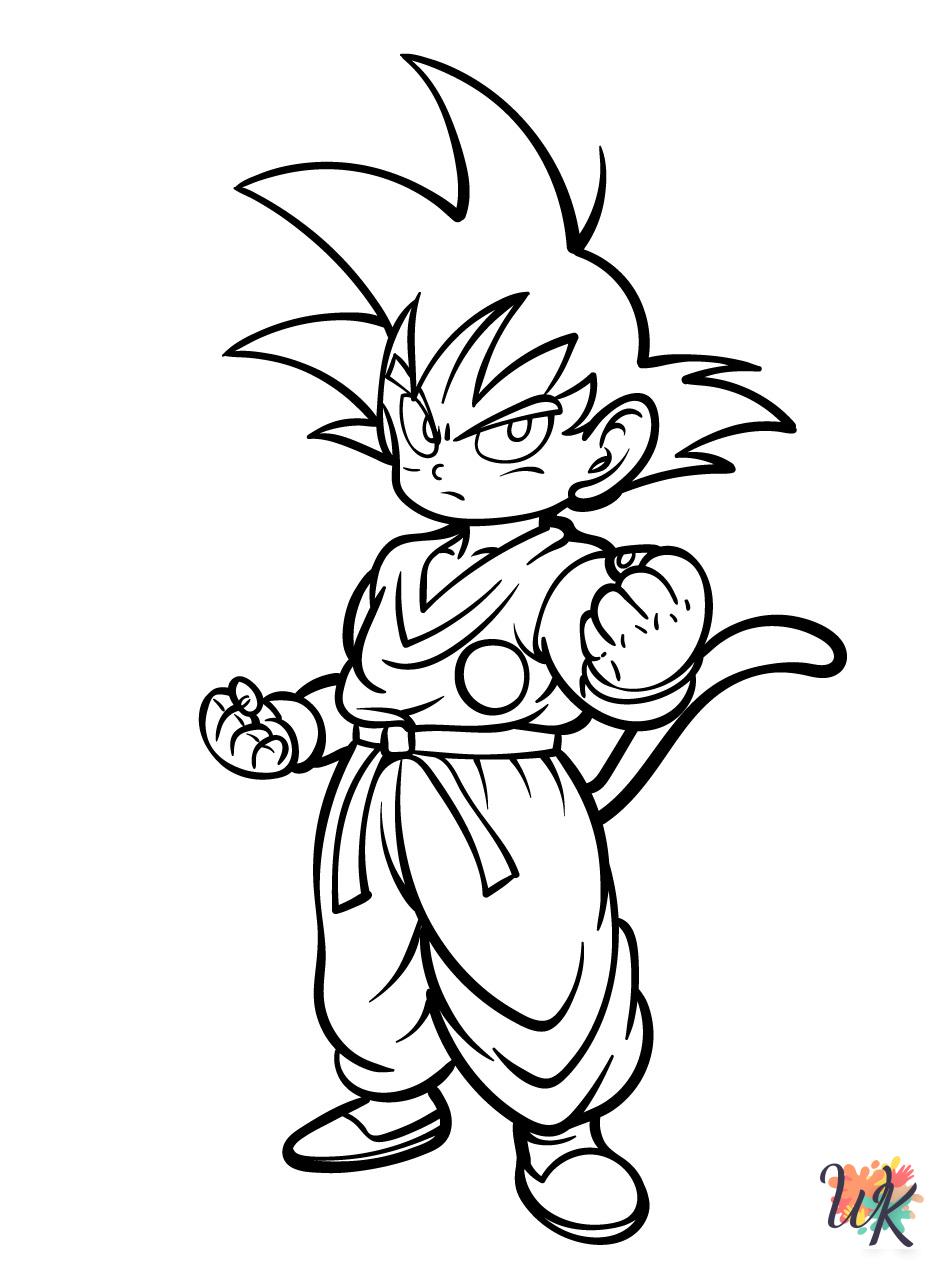 free Goku coloring pages