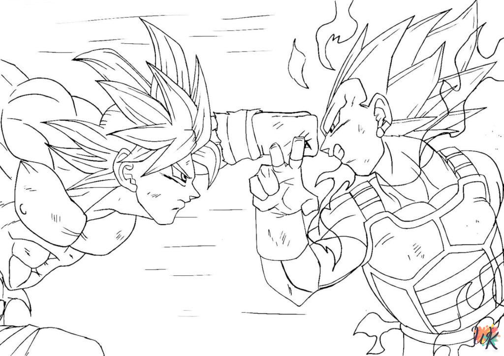 Goku ornaments coloring pages