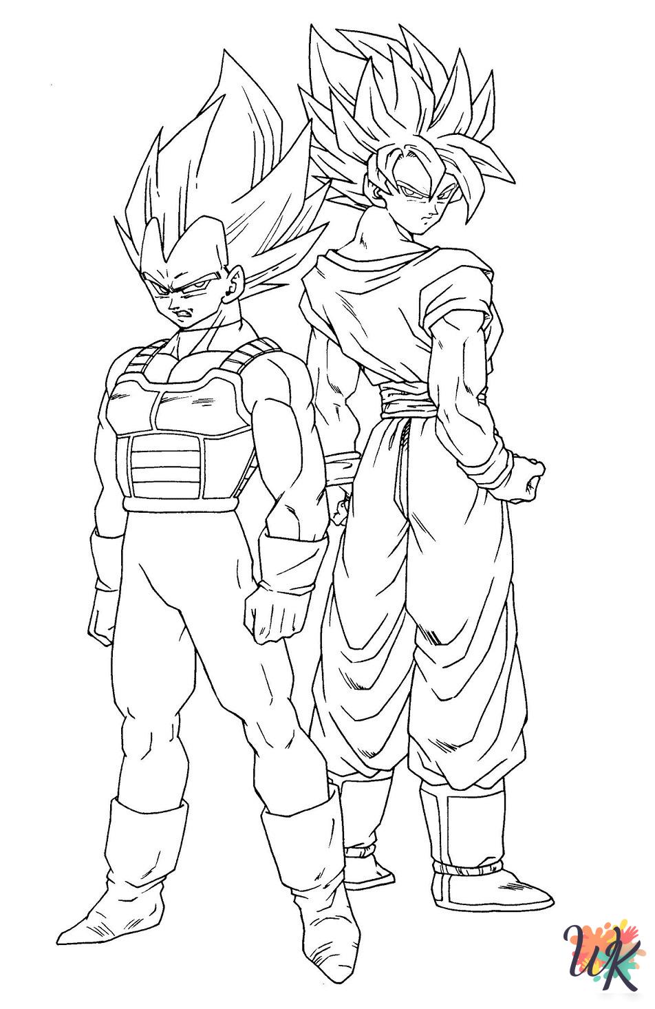 free Goku coloring pages