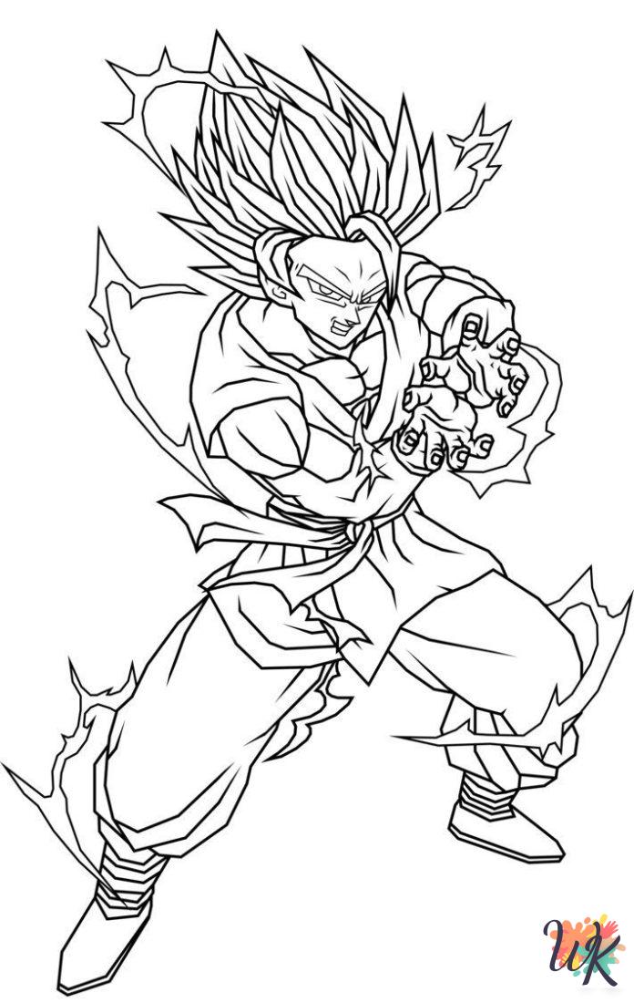 grinch cute Goku coloring pages