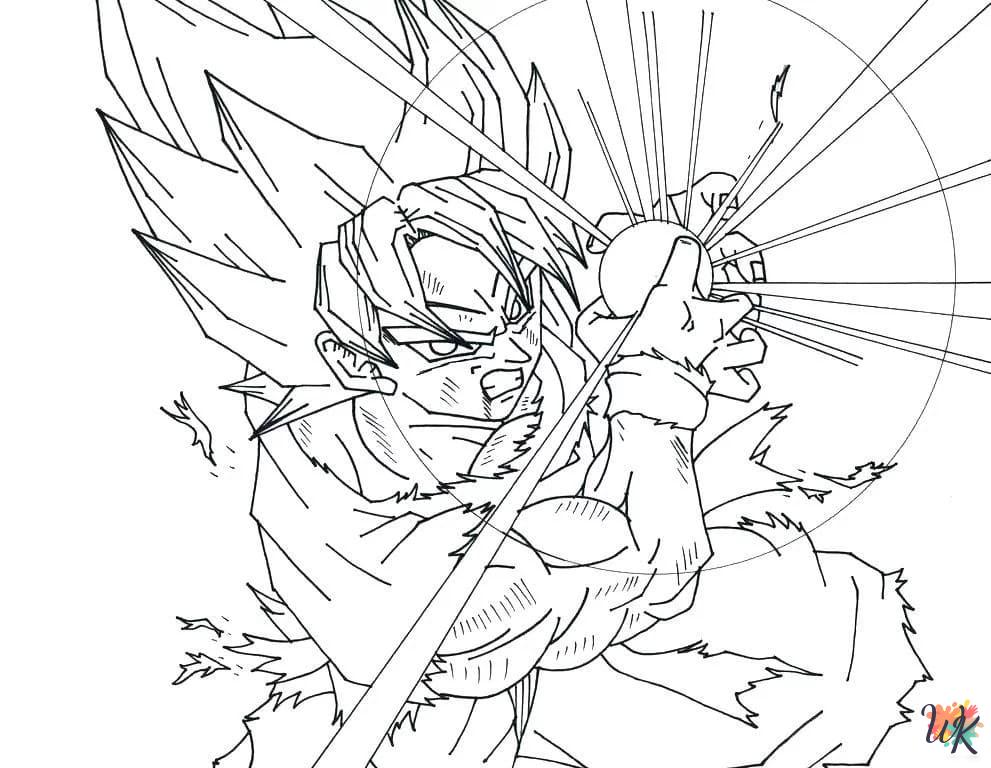 Goku coloring pages easy