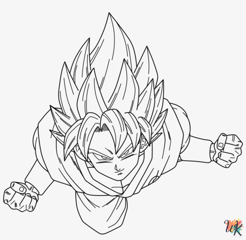 easy Goku coloring pages