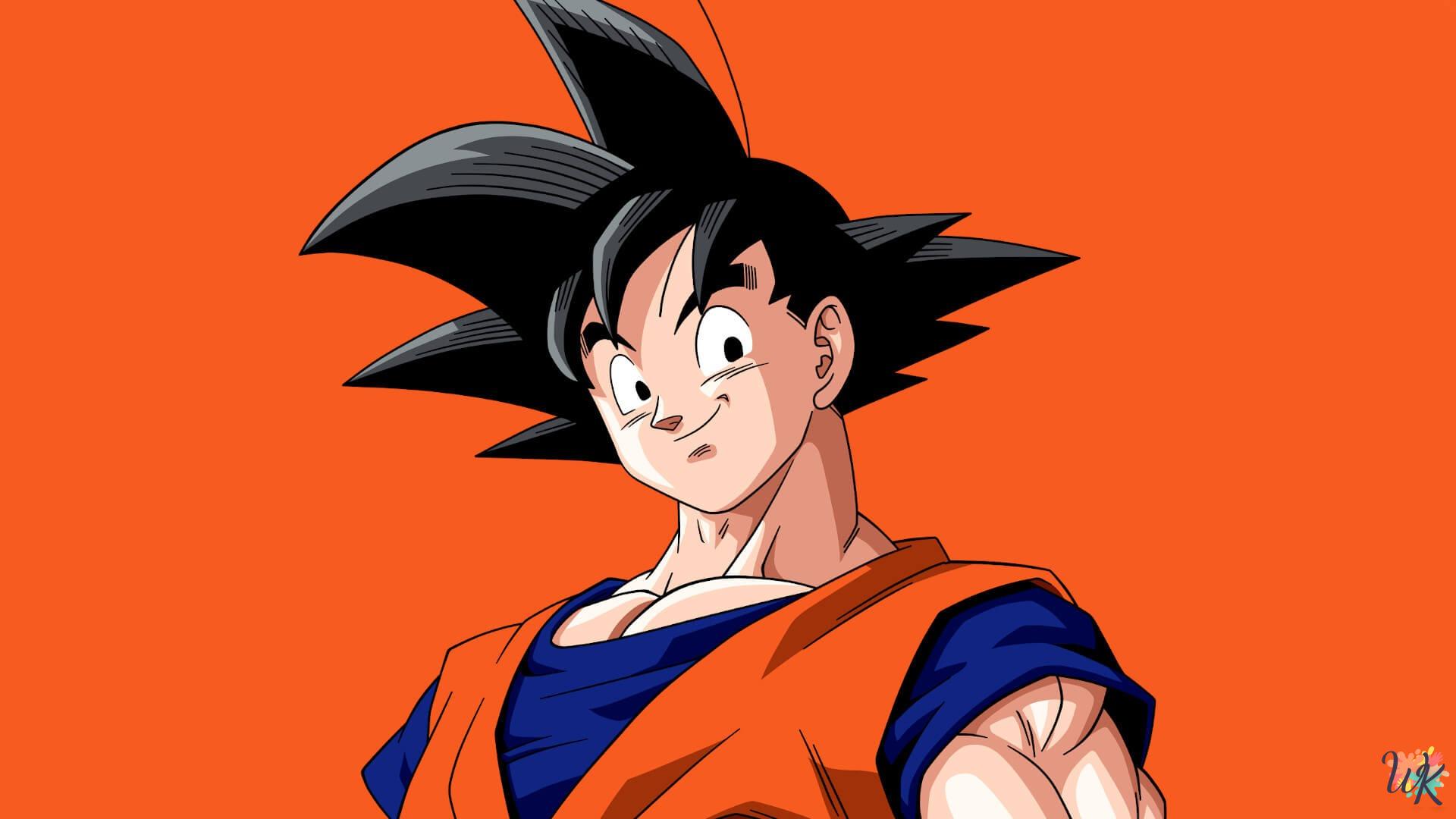 Goku coloring pages 1 Goku coloring pages