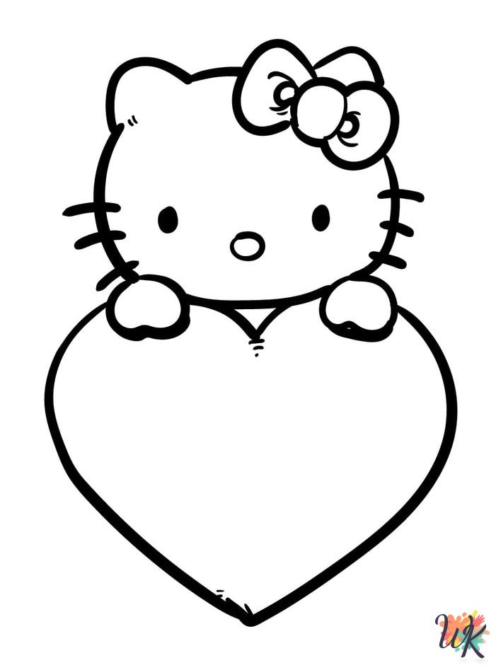 coloring pages for kids Hello Kitty 1