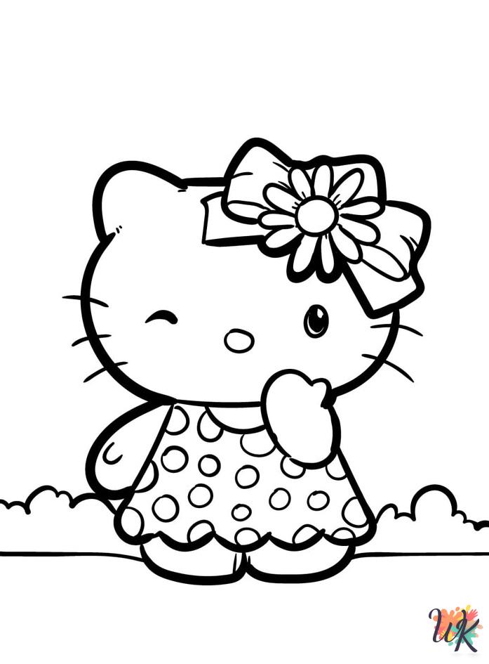 hard Sanrio coloring pages
