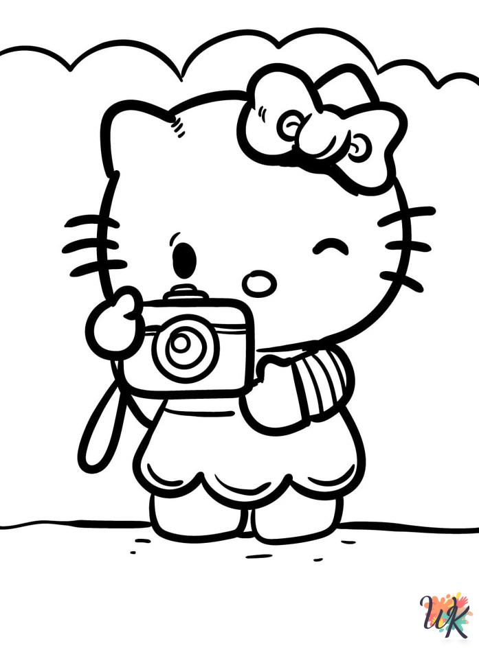 Hello Kitty Coloring Pages 23