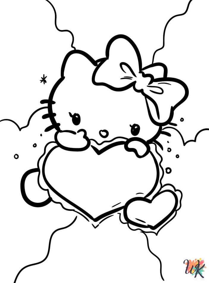 42 Hello Kitty Coloring Pages For Kids - ColoringPagesWK