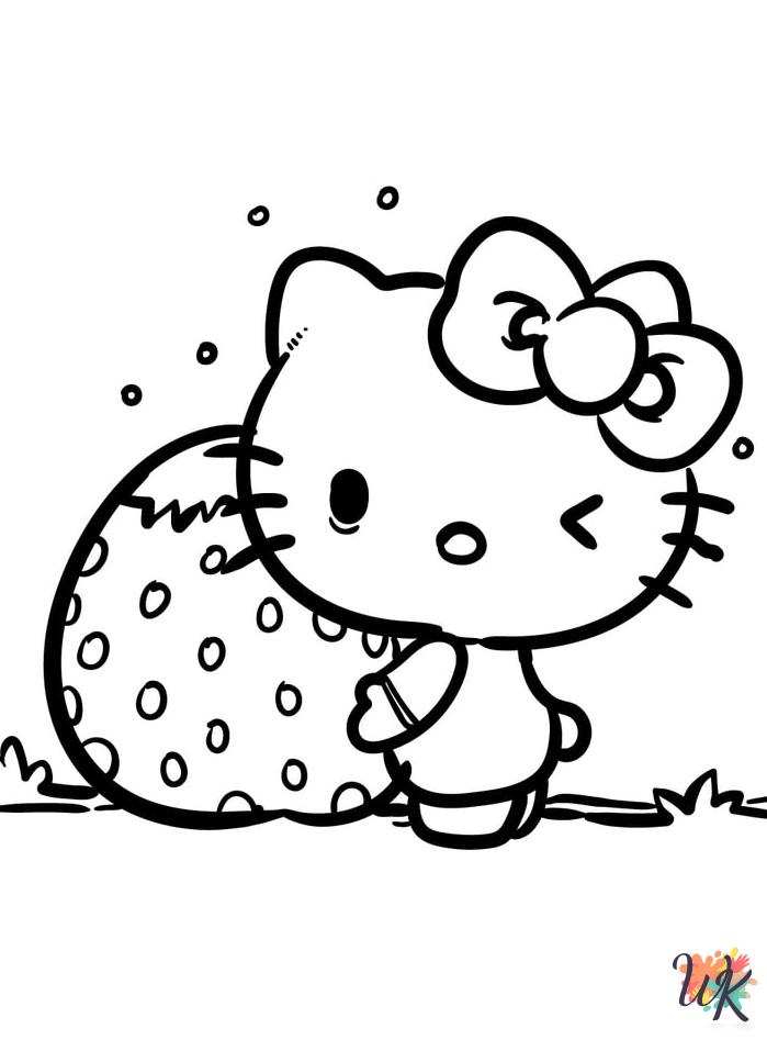 adult coloring pages Hello Kitty