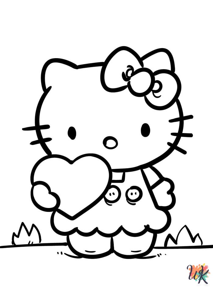 free Sanrio coloring pages for adults