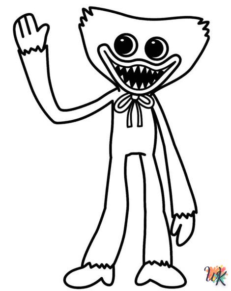 free coloring pages Huggy Wuggy