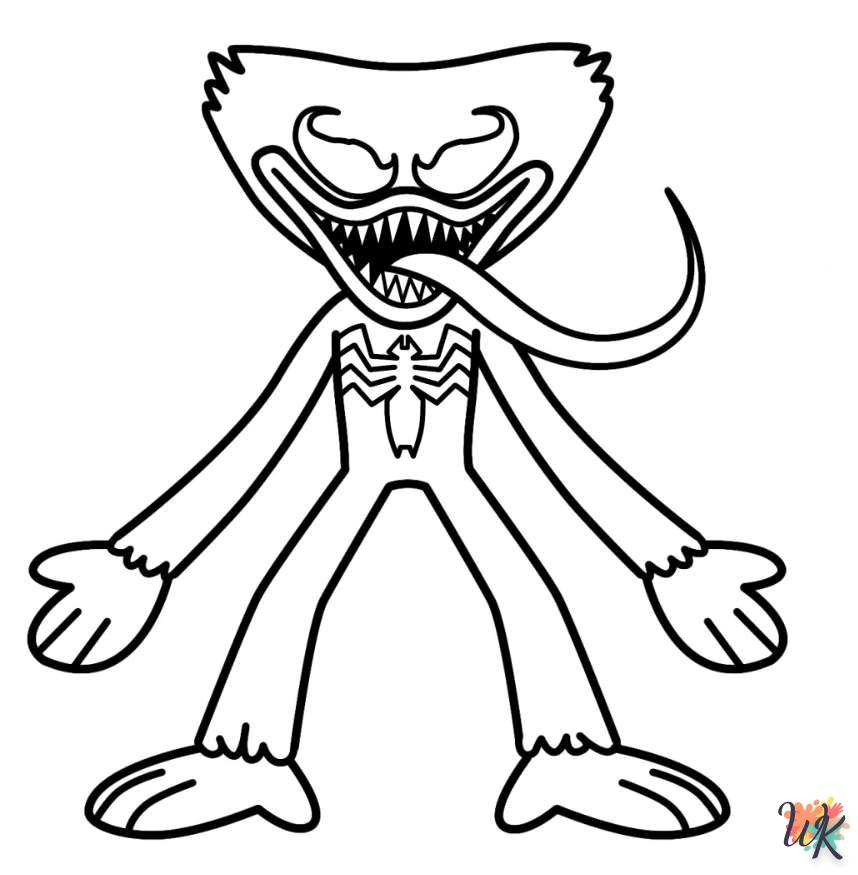 Huggy Wuggy coloring pages printable