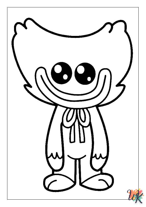 cute coloring pages Huggy Wuggy