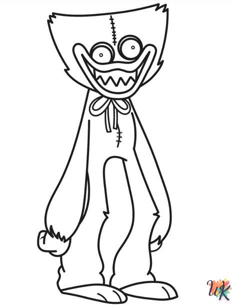 free Huggy Wuggy coloring pages