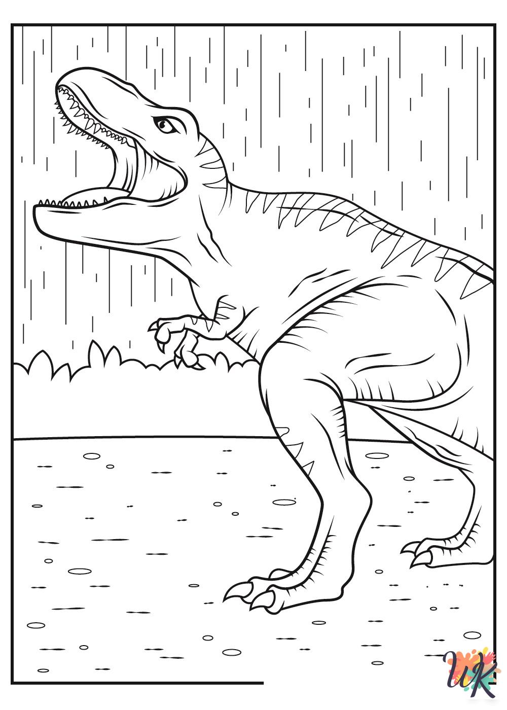 free coloring pages Jurassic Park