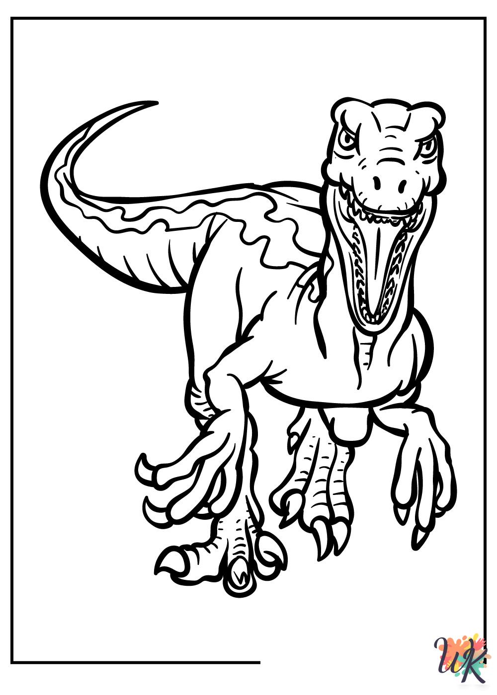 free Jurassic Park printable coloring pages