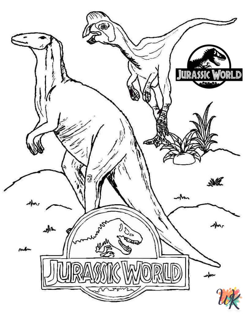 kids Jurassic Park coloring pages