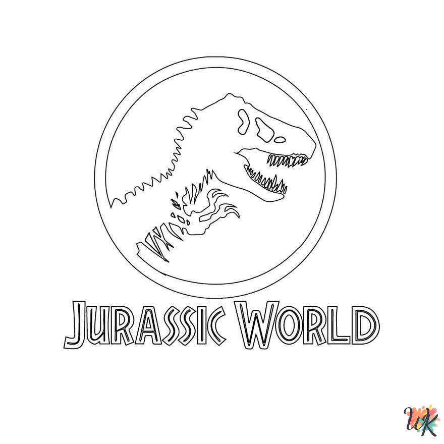 Jurassic Park coloring pages free printable