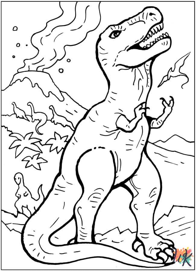 coloring pages for Jurassic Park