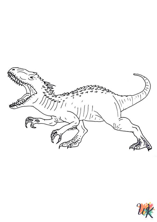 coloring pages for Jurassic Park