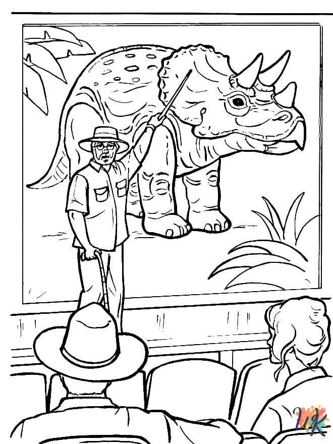 Jurassic Park coloring pages for kids