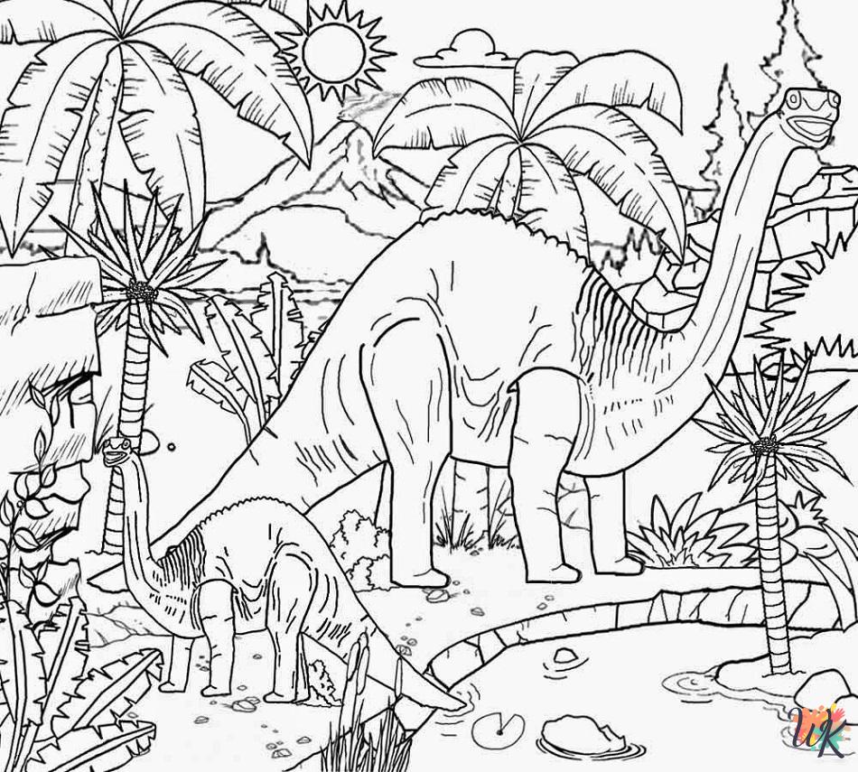 detailed Jurassic Park coloring pages