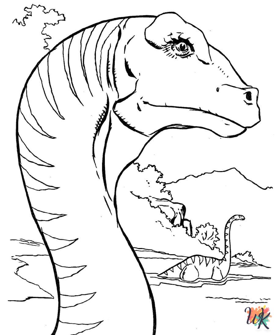 free adult Jurassic Park coloring pages