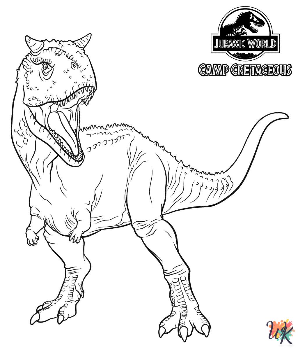 Jurassic Park coloring pages for adults pdf