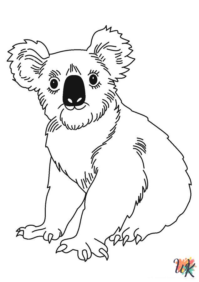 Koala coloring pages grinch