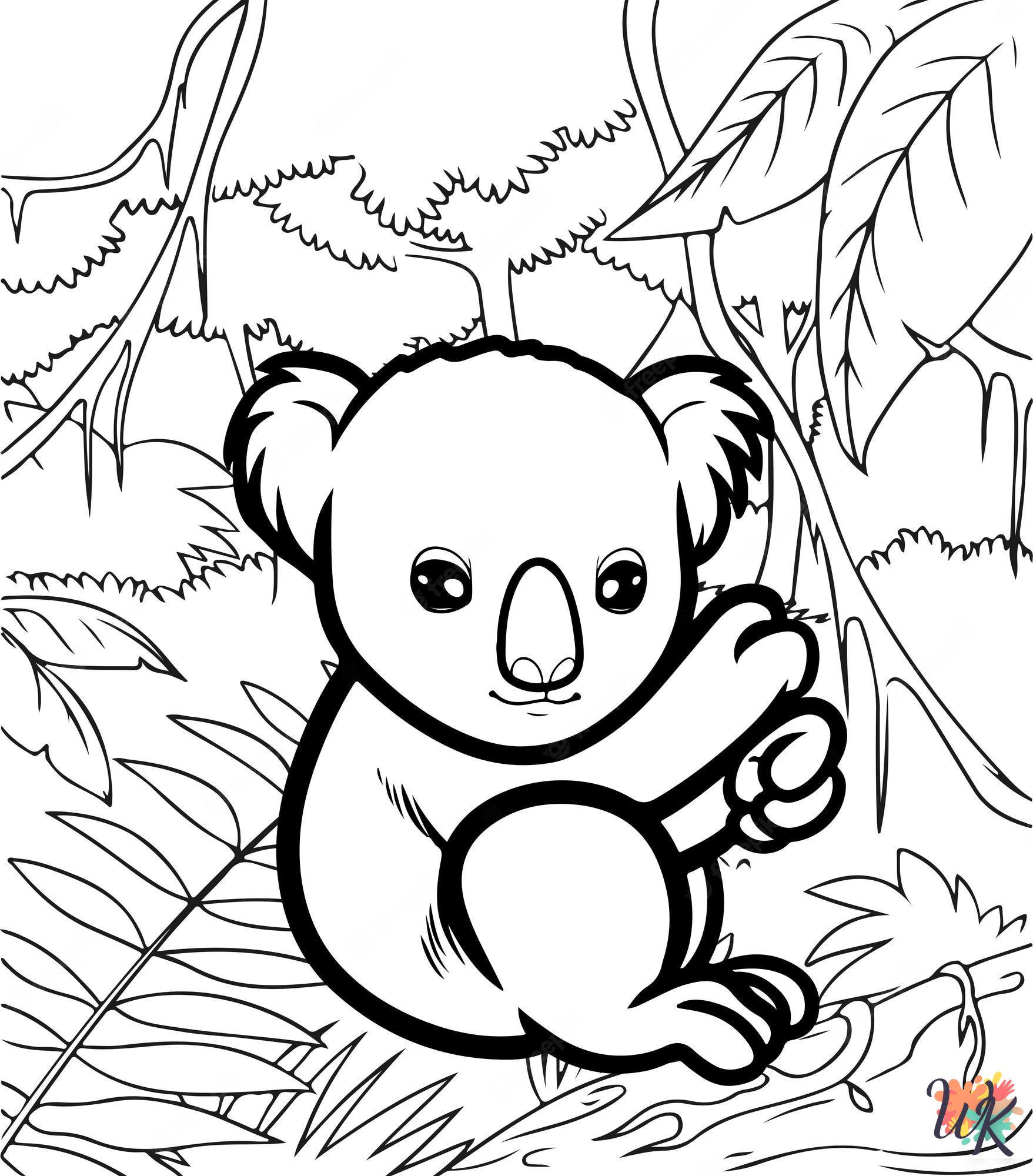 Koala coloring pages grinch