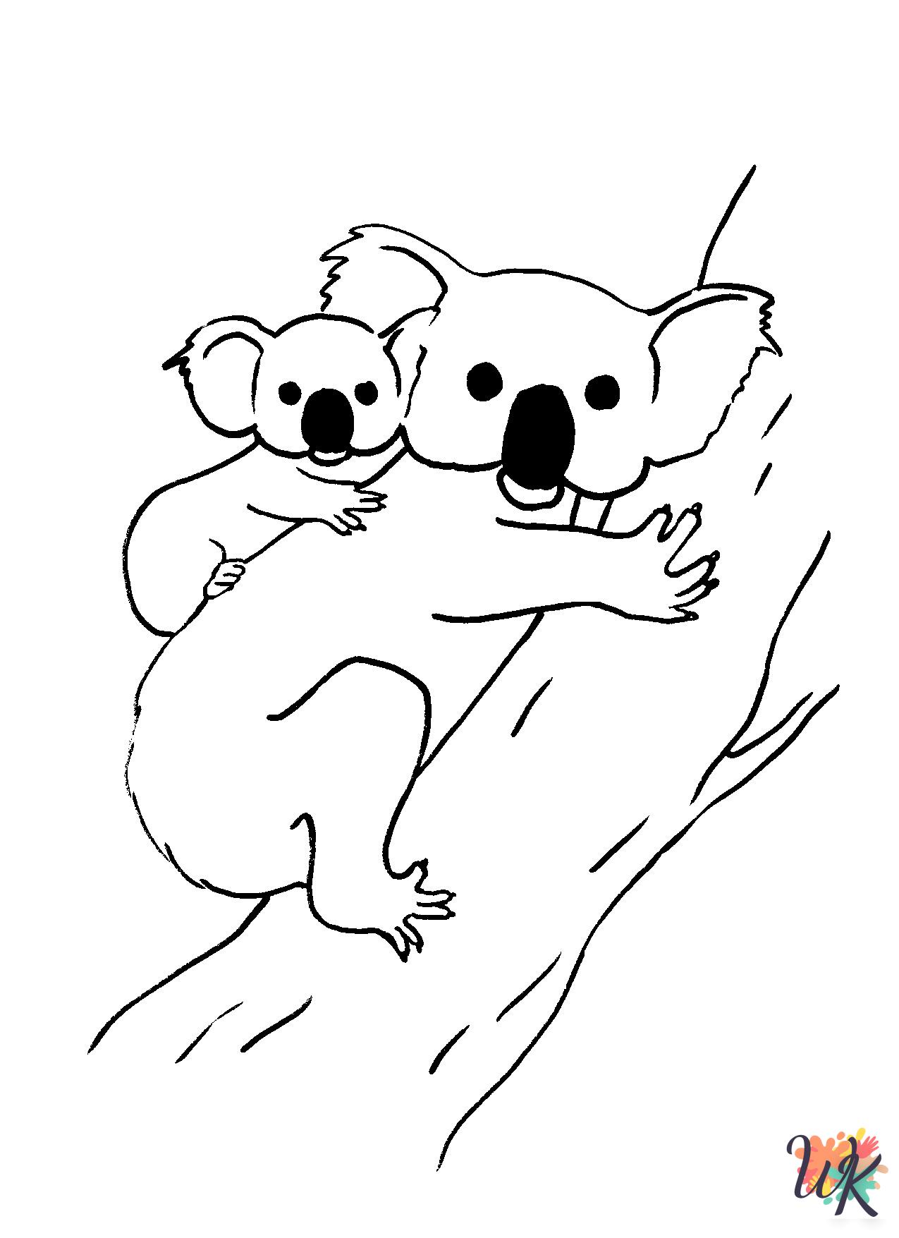 coloring pages Koala