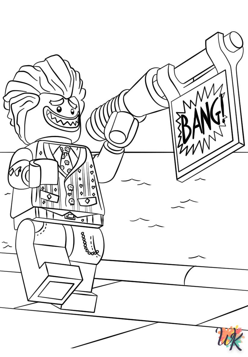 Lego Batman coloring pages free printable