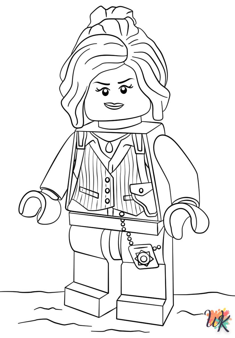 free printable Lego Batman coloring pages
