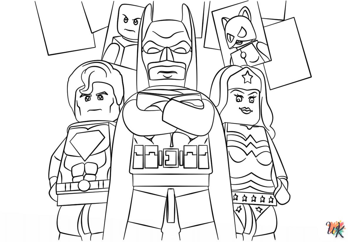 Lego Batman free coloring pages