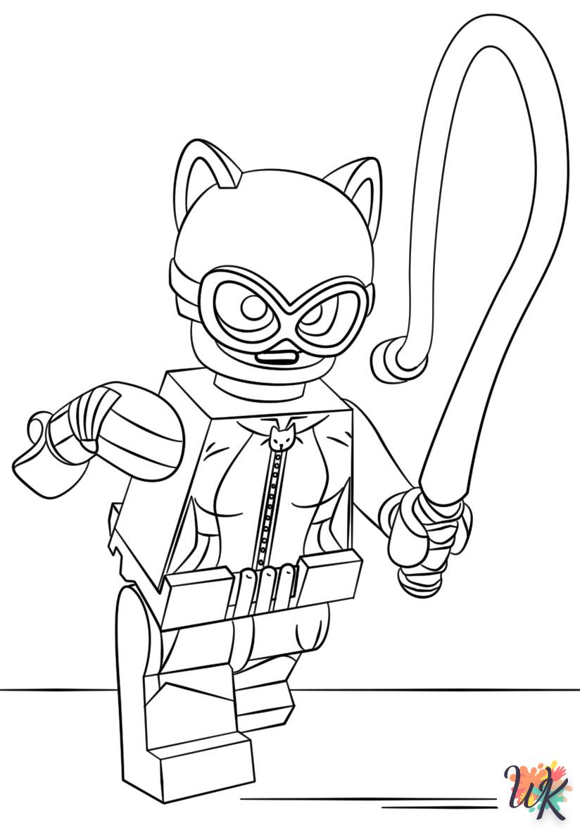 free printable Lego Batman coloring pages