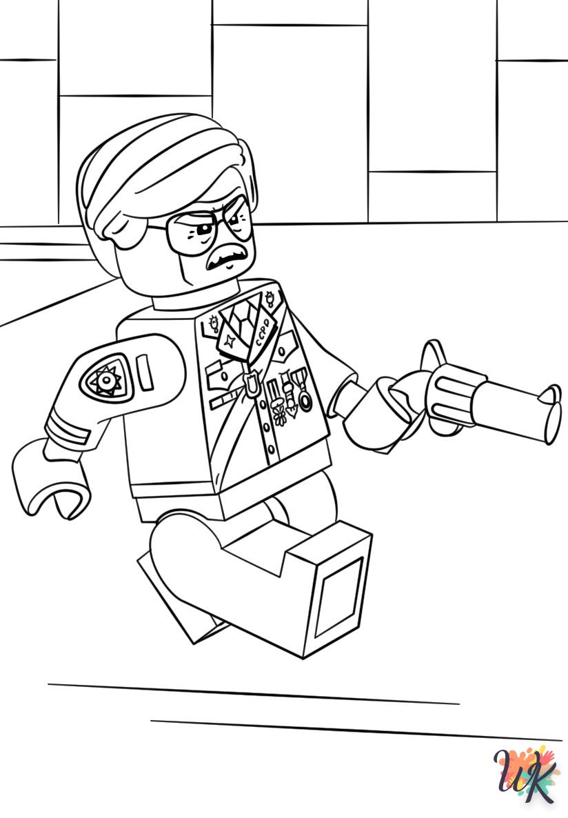 Lego Batman coloring pages for adults
