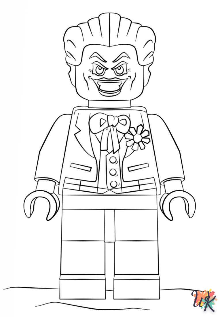 free Lego Batman tree coloring pages